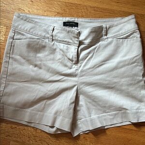 The Limited Tan Shorts Classic Cotton Blend